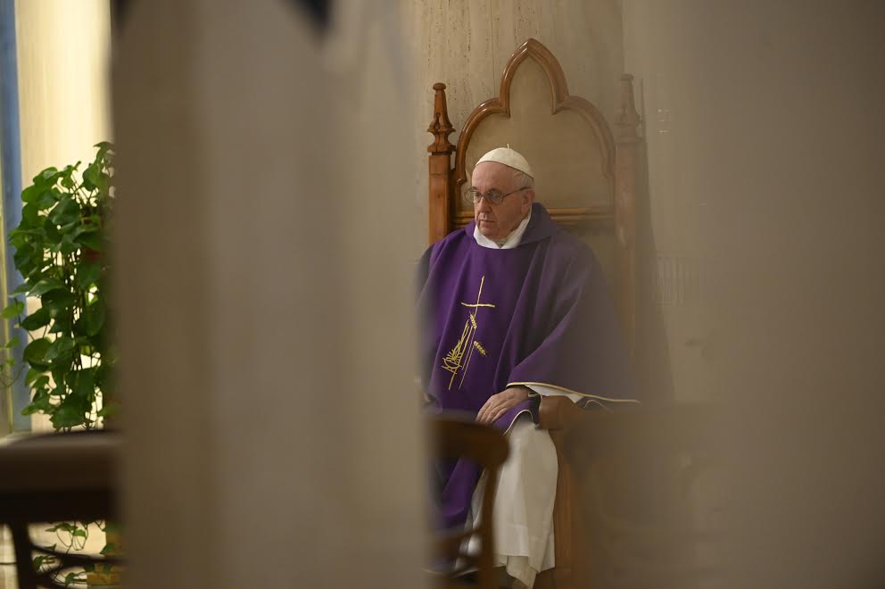 SainteMarthe "Se confier à la miséricorde de Dieu", homélie du pape